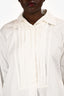 A.L.C White Cotton Button Down Blouse Size M