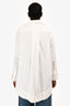 A.L.C White Cotton Button Down Blouse Size M