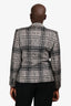 Judith & Charles Black/Grey Tweed Single Button Blazer Size 8