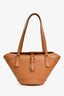 Dolce & Gabbana Brown Leather Capri Coffa Bucket Bag