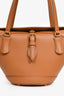 Dolce & Gabbana Brown Leather Capri Coffa Bucket Bag