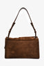 Christian Louboutin Brown Suede Baggy Small Shoulder Bag