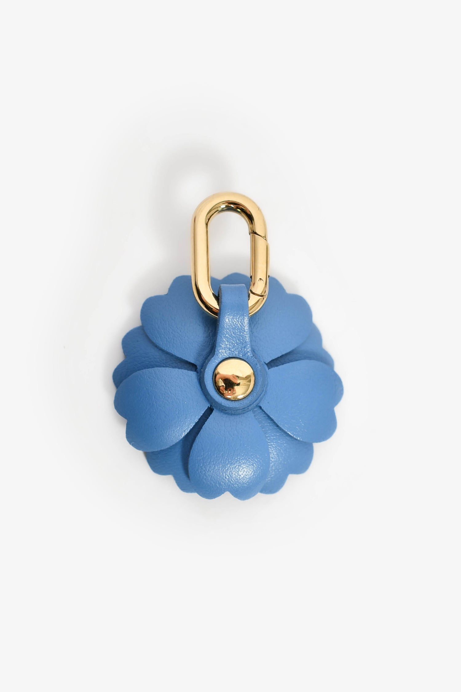 Miu Miu Blue Leather Flower Micro 'Trick' Charm – Mine & Yours
