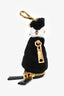 Prada Black Velvet Robot Bag Charm