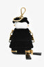 Prada Black Velvet Robot Bag Charm