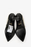 Moschino Black Leather Icing Logo Pumps Size 38