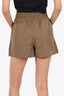 L'Academie Green Cargo Shorts Size S