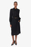 Zimmerman Black Belted Midi Dress size 1