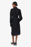 Zimmerman Black Belted Midi Dress size 1