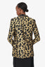 Smythe Gold/Black Cheetah Print Blazer size 2