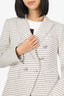 Veronica Beard White/Black Striped Blazer Size 6