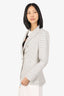 Veronica Beard White/Black Striped Blazer Size 6