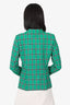 Smythe Green/Black Plaid Blazer Size 8