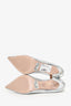 Schutz Silver Snake Embossed Pumps Size 9