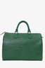 Louis Vuitton 1993 Green Epi Leather Speedy 30