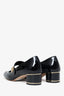 Christian Dior Black Patent Leather 'Miss Dior" Mary Jane Heels Size 38