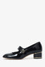 Christian Dior Black Patent Leather 'Miss Dior" Mary Jane Heels Size 38