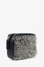 Pre-Loved Chanel™ Black Sequin Double Zip Clutch