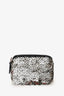 Pre-Loved Chanel™ Black Sequin Double Zip Clutch