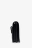 Christian Dior 30 Black Leather Montaigne 2 in 1 Belt Bag