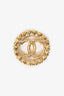 Pre-Loved Chanel™ Gold CC Heart Brooch