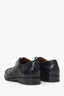 Alaïa Black Leather Laser Cut-out Oxford Size 36