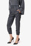 Brunello Cucinelli Grey Wool Straight Leg Size 0