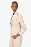 Brunello Cucinelli Beige Single Breasted Blazer Size 36