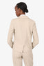 Brunello Cucinelli Beige Single Breasted Blazer Size 36