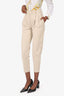 Brunello Cucinelli Beige Straight Leg Pants size 0