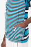 Marni Blue/White Stripped T-Shirt Size 48 Mens