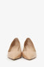 Stuart Weitzman Nude Patent Leather Pointed Heels Size 7