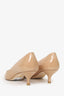 Stuart Weitzman Nude Patent Leather Pointed Heels Size 7