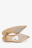 Stuart Weitzman Nude Patent Leather Pointed Heels Size 7