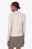 Belstaff Grey Single Breasted Zip Detail Blazer Estimated Size XS