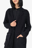 Thom Krom Black Cargo Pocket Detail Long Jacket Estimated XS