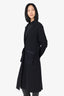 Thom Krom Black Cargo Pocket Detail Long Jacket Estimated XS