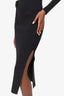 Rudsak Black Knit Long Sleeve V-Neck Dress Size XS
