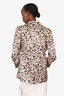L'Agence Leopard Print Silk Blazer Size 2