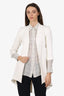 T.ba White Twill Jacket Size 36