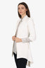 T.ba White Twill Jacket Size 36