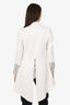 T.ba White Twill Jacket Size 36