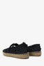 Pre-Loved Chanel™ Black Cut Out Espadrilles Size 40