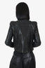 Smythe Black Leather Moto Jacket Size 10