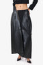 Junya Watanabe Black Leather Long Skirt Size M