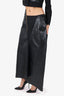 Junya Watanabe Black Leather Long Skirt Size M