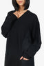 Maison Margiela Black Wool Long V-Neck Sweater Size M