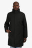 Prada Black 2-in-1 Padded Parka Coat Size 50
