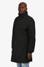 Prada Black 2-in-1 Padded Parka Coat Size 50