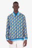 Casablanca Blue/Multicolor Silk Le Jardin Des Cartes Shirt Size 38